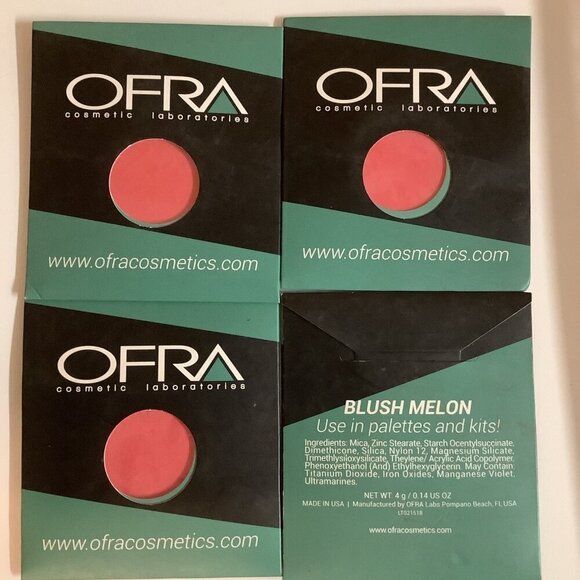 Ofra Cosmetics Blush Godet (Refill) In Melon 0.14 X 4pcs New In Package - Picture 1 of 4